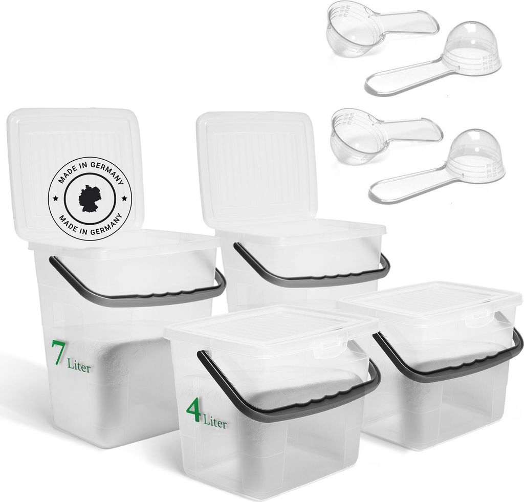 Novaliv Sparset 2x Waschmittelbox mit Deckel 4 Liter + 7 Produktbild 