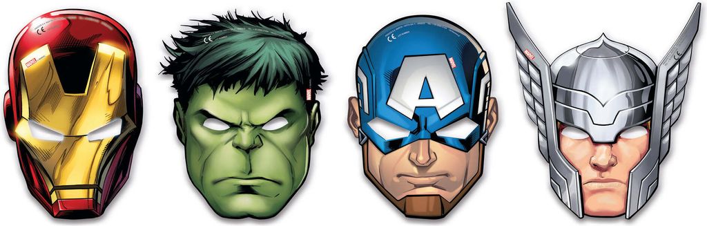 Infinity Stones Maske, 6er-Set Produktbild 