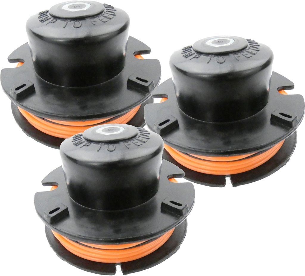 Matrix 3x Fadenspule für Rasentrimmer Motorsense BMS 900T/1 4m 2,5mm