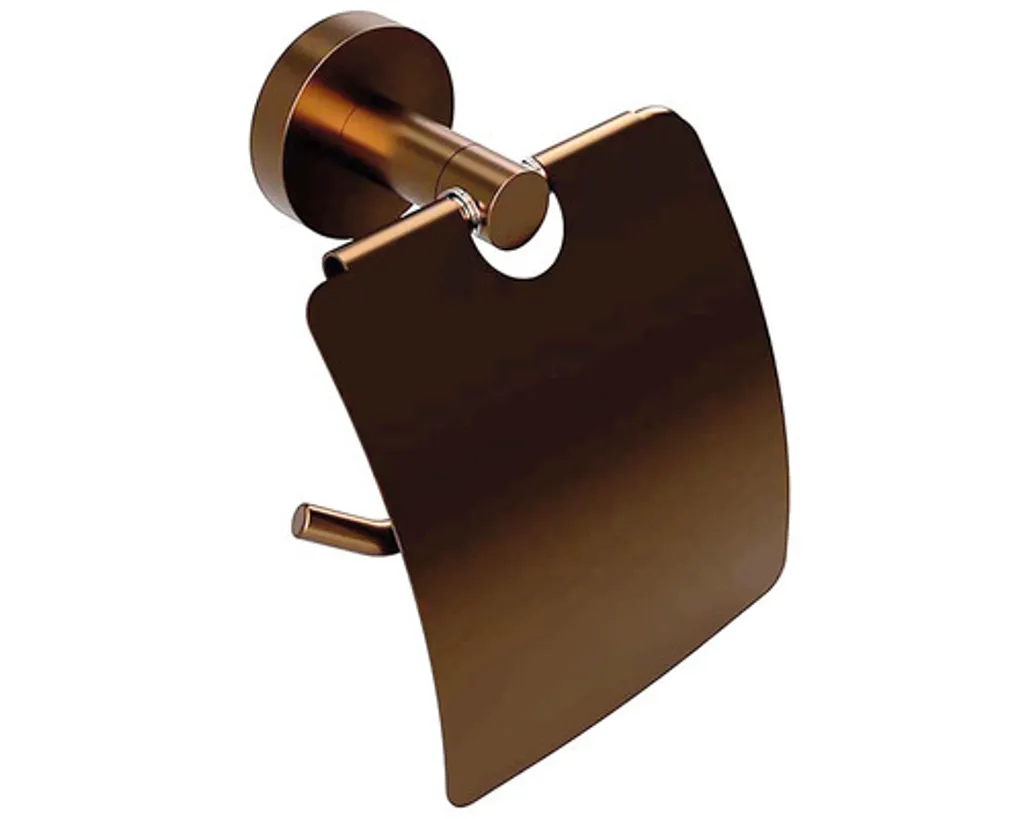 Porte-rouleau WC design en laiton chromé Bemeta AMBER anti-corrosion