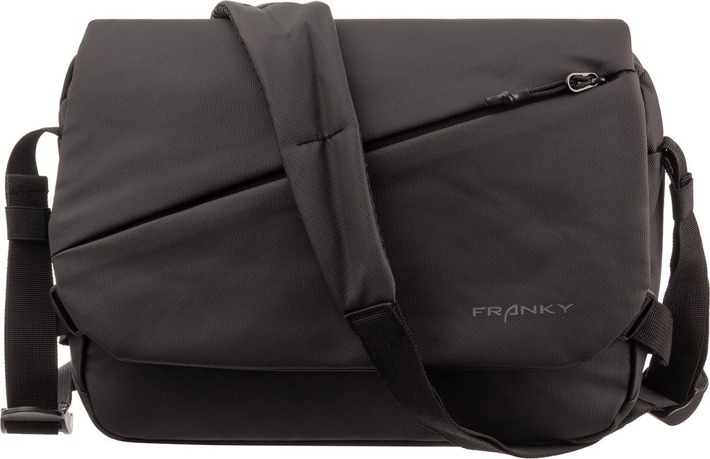 Franky Überschlag Tasche CT17-M-B Messenger black Produktbild 