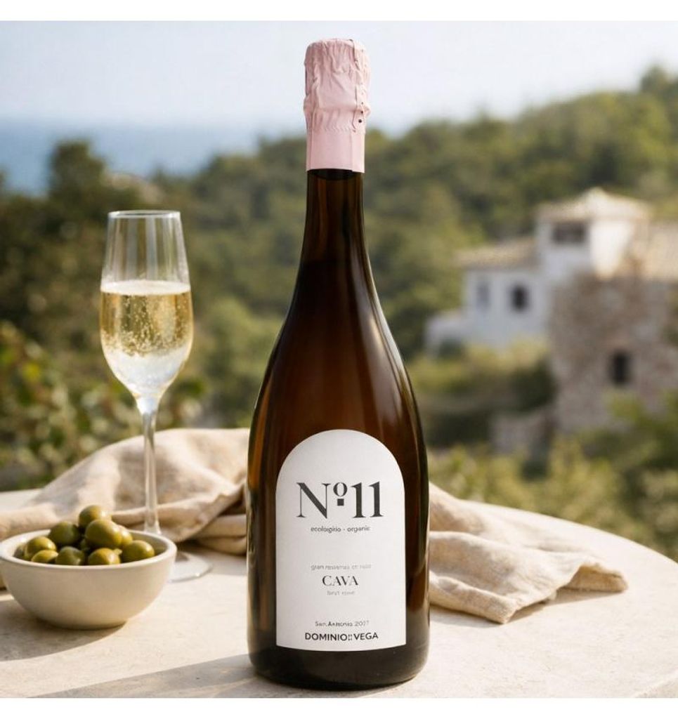 Cava Dominio de la Vega No11 Brut Rose Schaumwein Spanien Schaumwein 75.00 cl 12.0 %