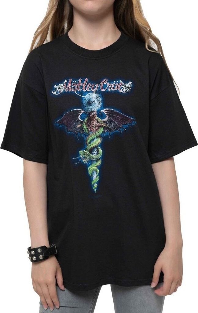 Motley Crue - T-Shirt für Kinder RO1801 (152-158) (Schwarz)