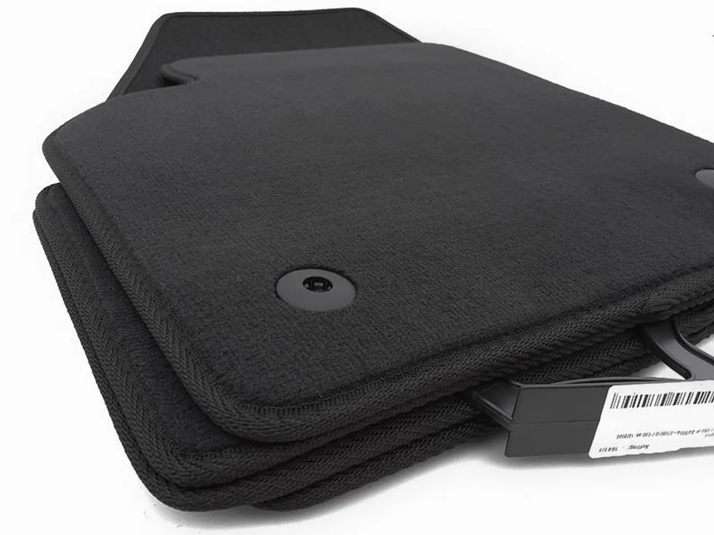 Tappetini Volvo S60 (Y20) 2010 velluto velours nero - Set 4 pezzi