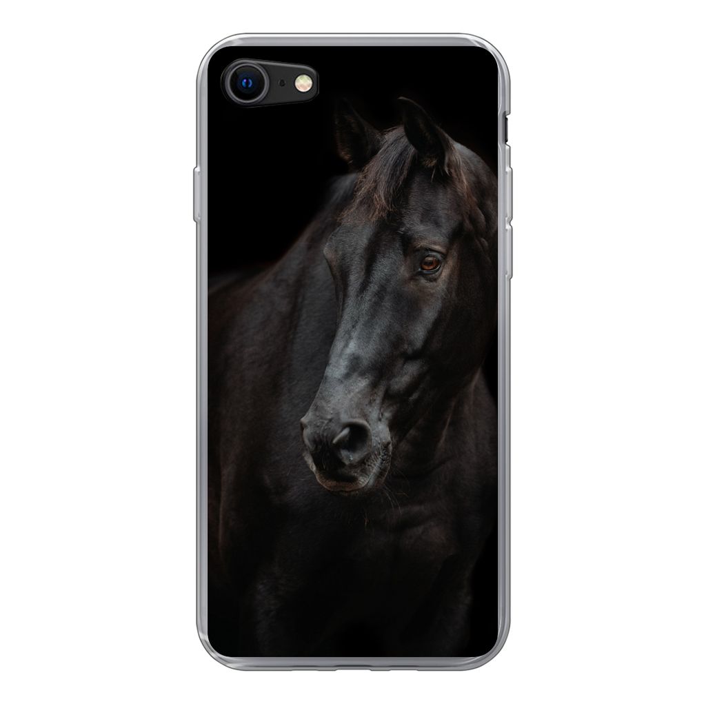 MuchoWow® Handyhülle Schutzhülle Hülle für iPhone 7 Pferd - Produktbild 