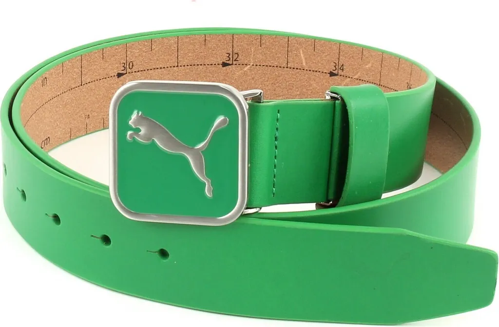 Cintura PUMA Square Belt Bright Green - Street Style Vera Pelle
