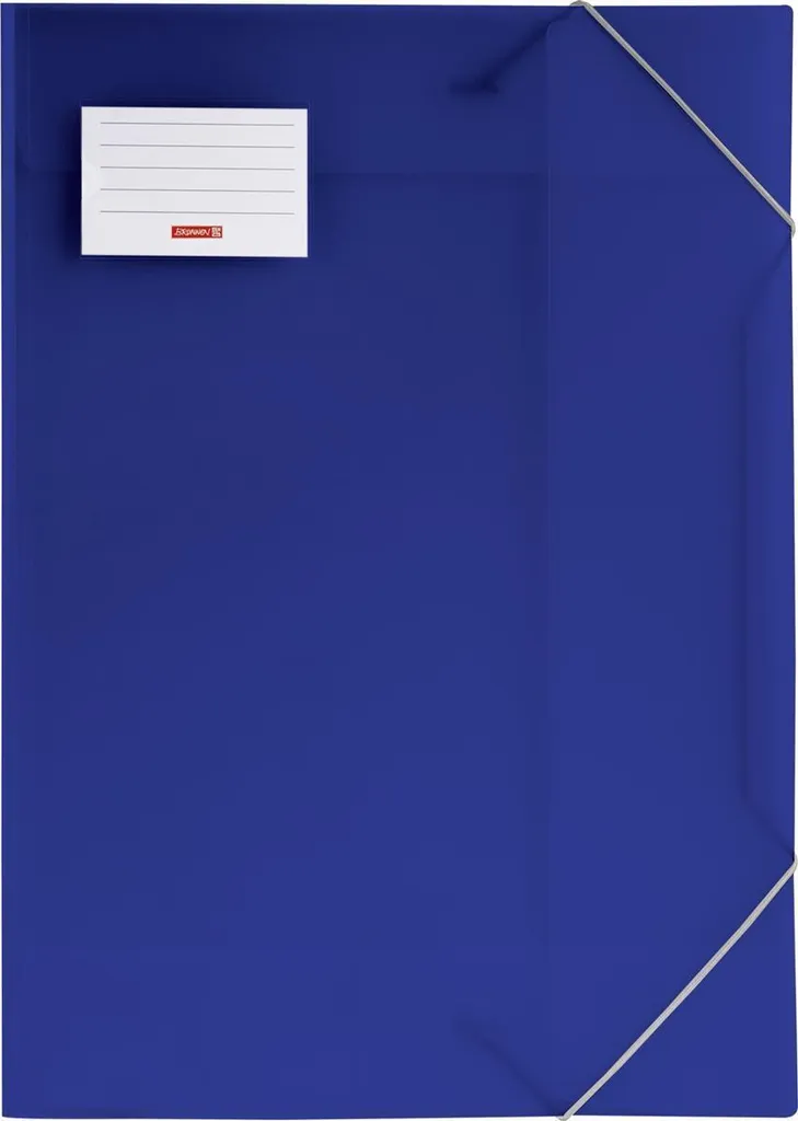 Brunnen 104705330 Sammelmappe A3 FACT! bleu - Chemise à élastiques robuste