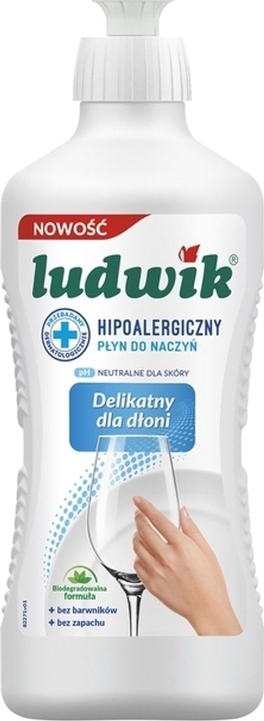 Ludwik, Hipoalergiczny płyn do mycia naczyń, 450g Obrázek produktu 