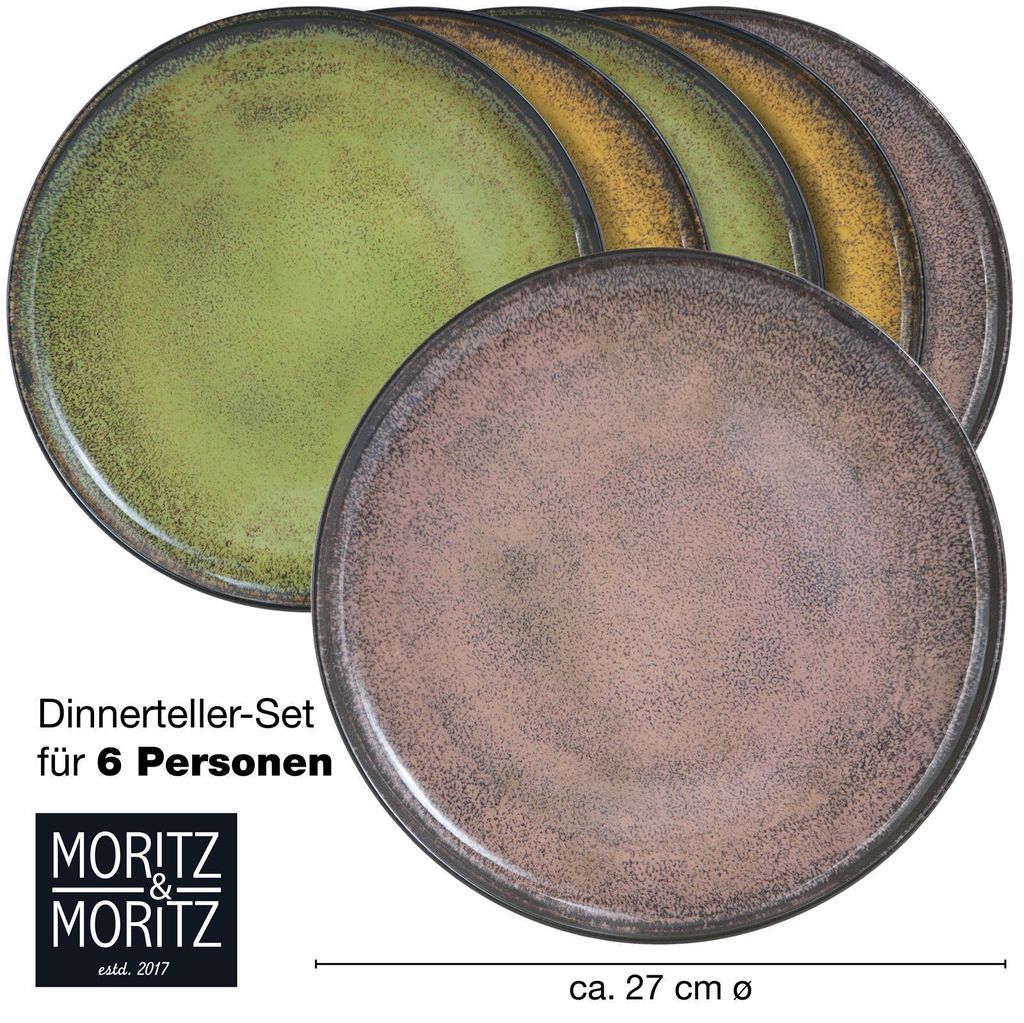 Tomivo® Moritz & Moritz VIDA, juego de platos llanos de 6 Imagen del producto 