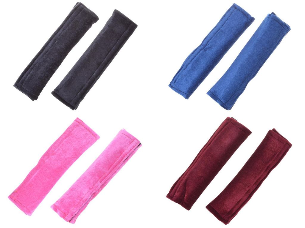 HP Autozubehör Gurtschoner Set Velours - 2 Stück Gegen Scheuern Am Gurt