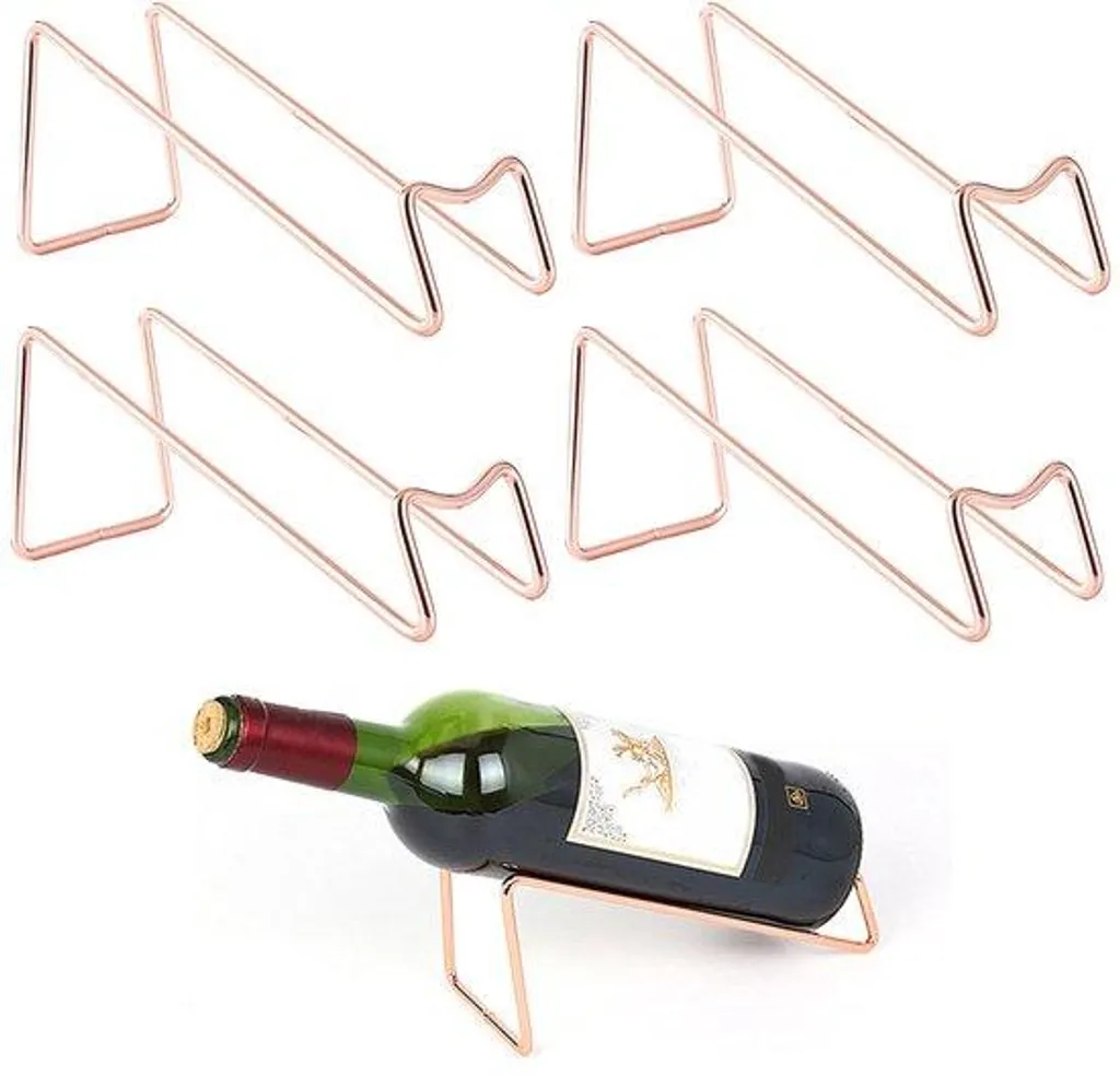 Rangement bouteilles stable en métal pour éviter l'encombrement bar