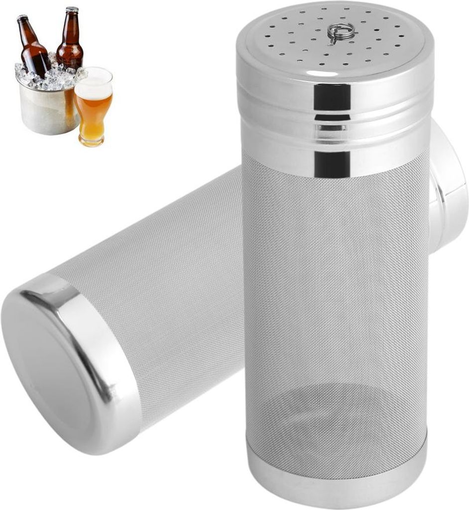 300 Mini-Edelstahlmaschen-Bierfilter für selbstgebrautes Kaffeegetränk Trockentrichter
