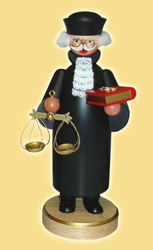 Räuchermann Bürgerlicher Richter Höhe= 22cm NEU