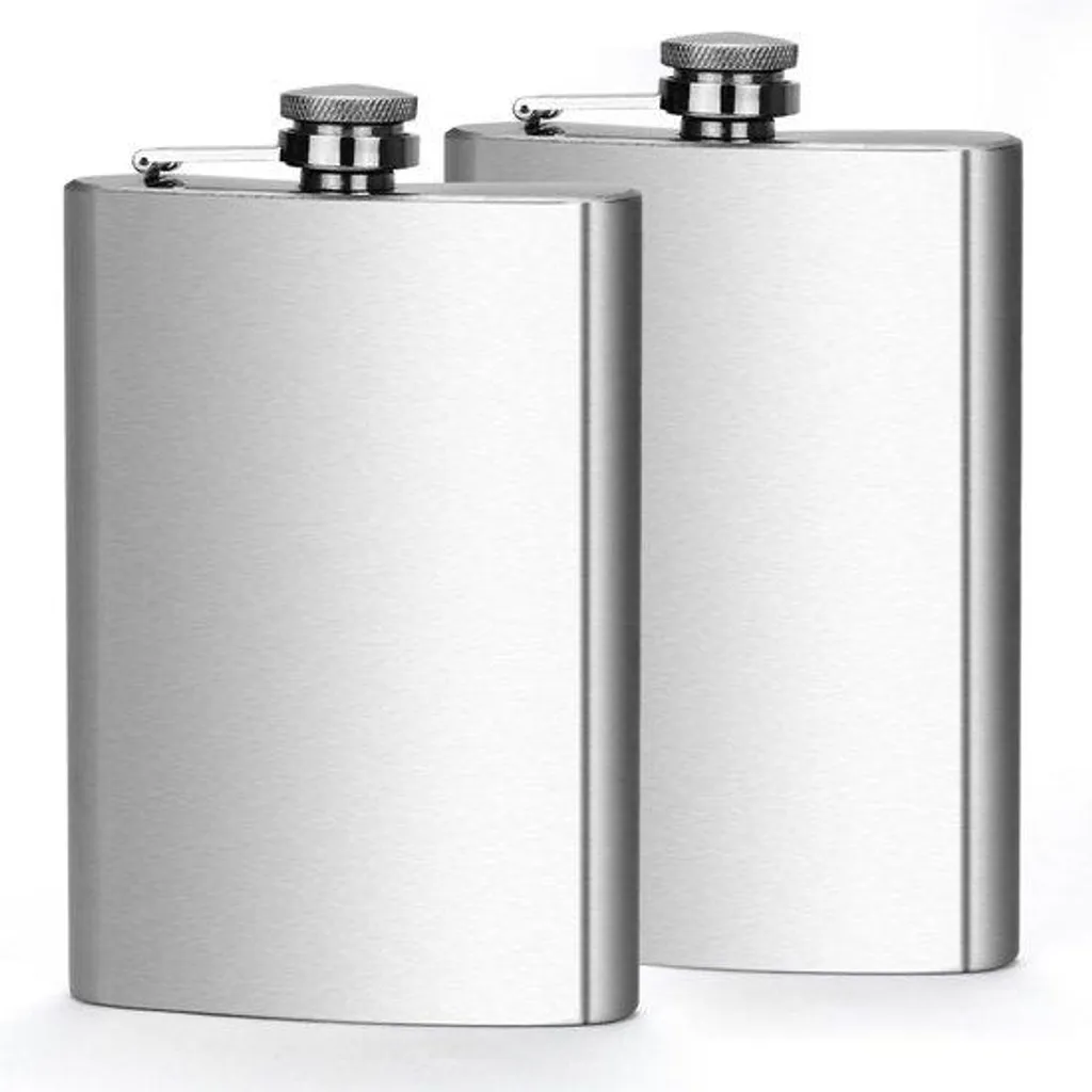 Flasque à alcool robuste inox 304 sans soudure - Étanchéité garantie 9oz