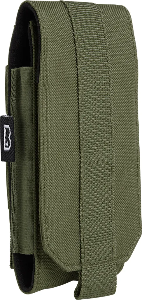 Étui smartphone robuste Brandit BD8059 système MOLLE coloris Olive