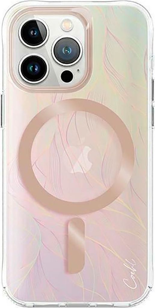 Uniq Coehl Willow Hlle fr iPhone 15 Pro Max 6,7", MagSafe kompatibel, Opal, schillernd