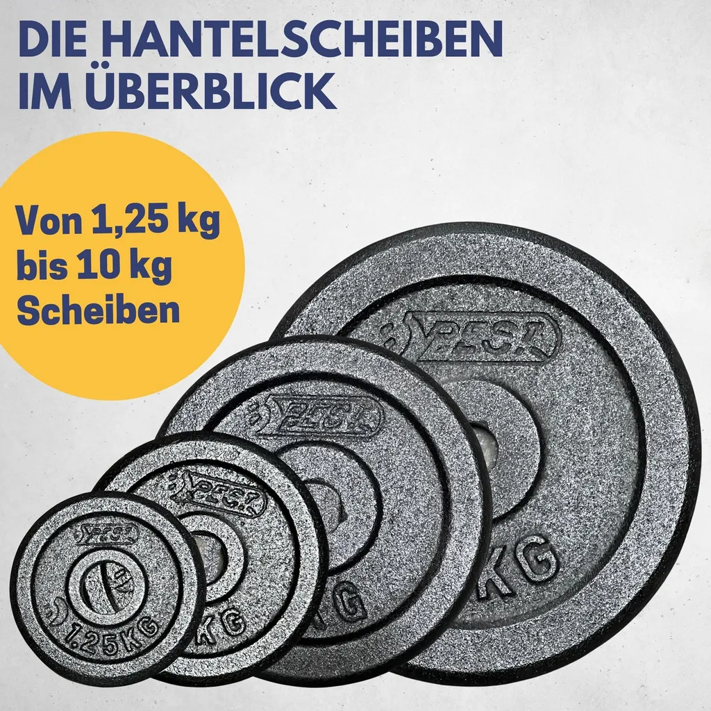 Bad Company I Hantelscheiben Aus Gusseisen I Hantel Produktbild-Vorschau 10
