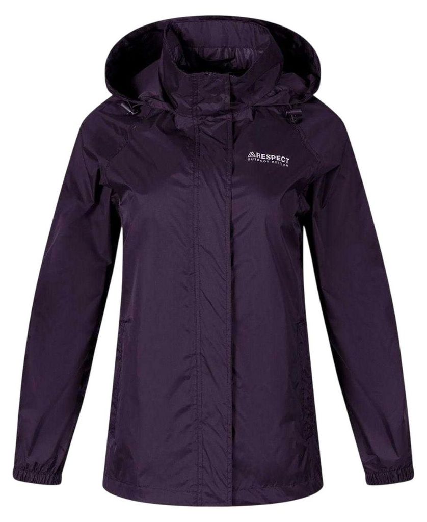 Respect - Jacke, wasserfest für Damen, Zum Falten MN790 (42 DE) (Violett)