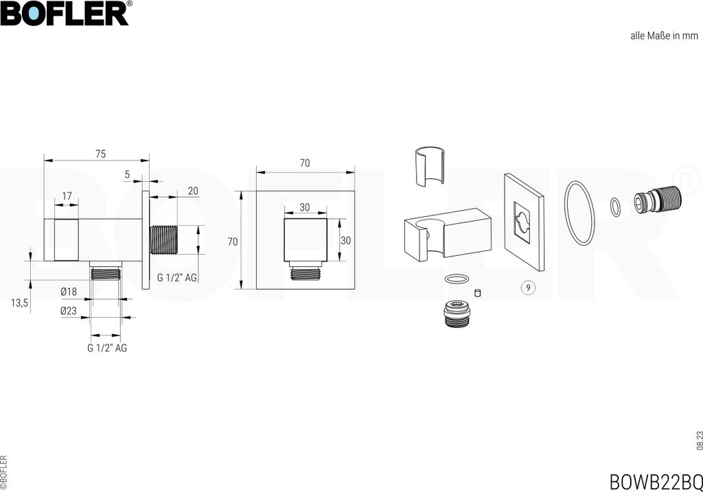 HANSGROHE VERNIS SHAPE | BOFLER Unterputz Duschsystem #20, Produktbild 11
