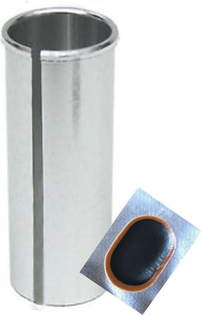 Reduzierhülse Sattelstütze 25,4 auf 29,4 inkl. Schlauchflicken