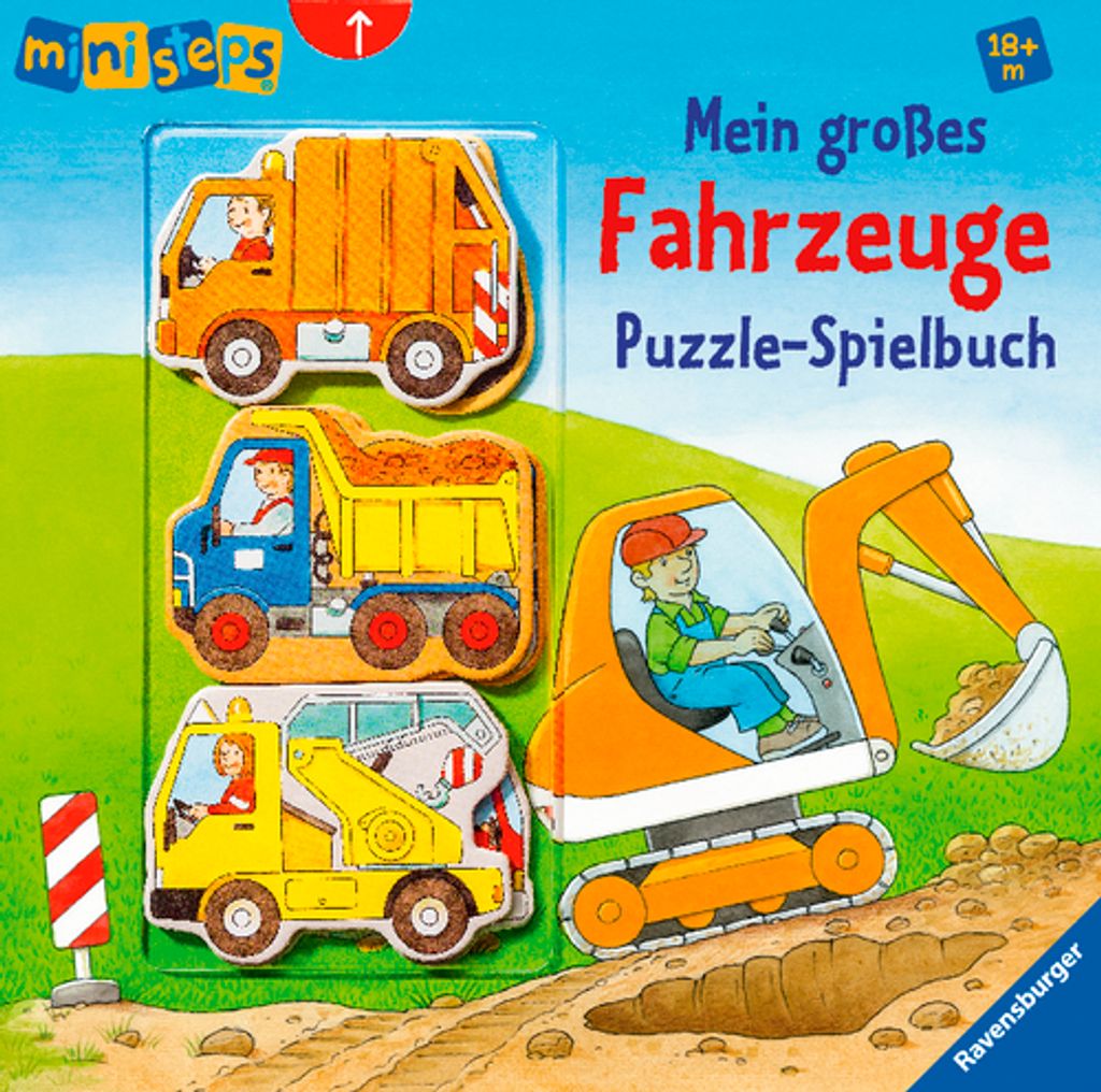 Mein großes Fahrzeuge Puzzle-Spielbuch
