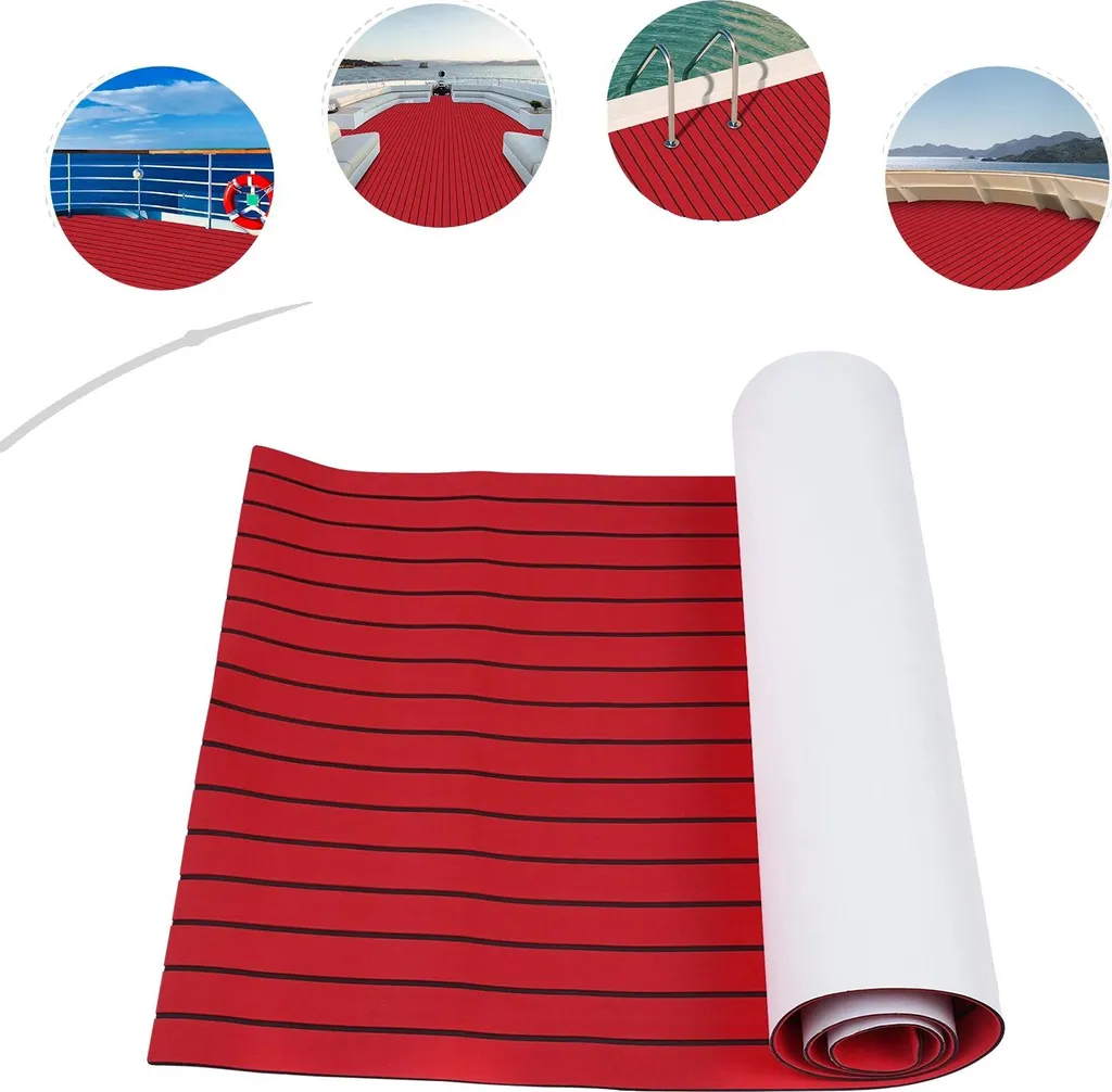 Paillasson teck antidérapant pour extérieur - Tapis bois étanche 80cm