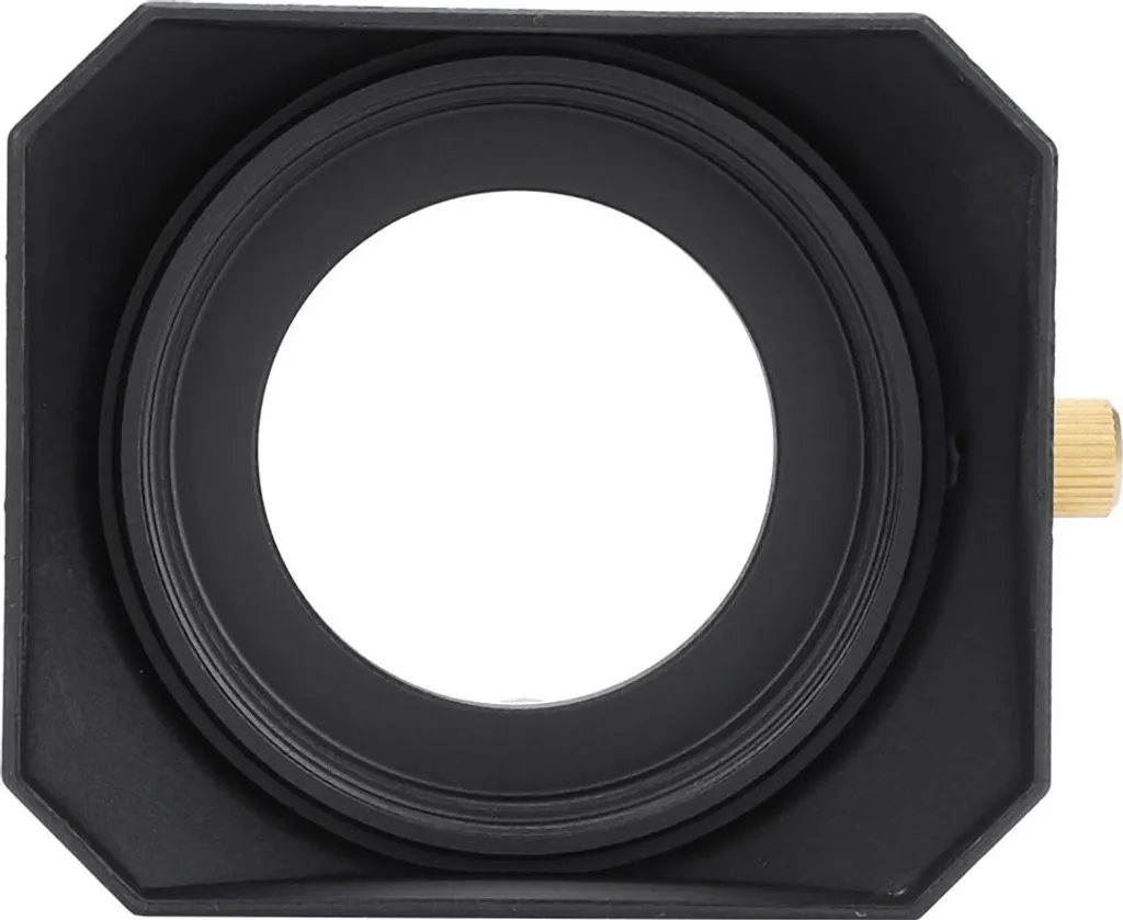 Paraluce Quadrato Per Obiettivo 43 Mm In Lega Di Alluminio E ABS, Finitura Opaca, Argento - 4