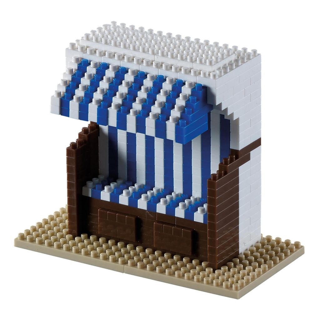 Brixies Strandkorb, Bausatz, Bausteine, Konstruktionsbausatz, ABS, Bunt, 432 Teile, 200145