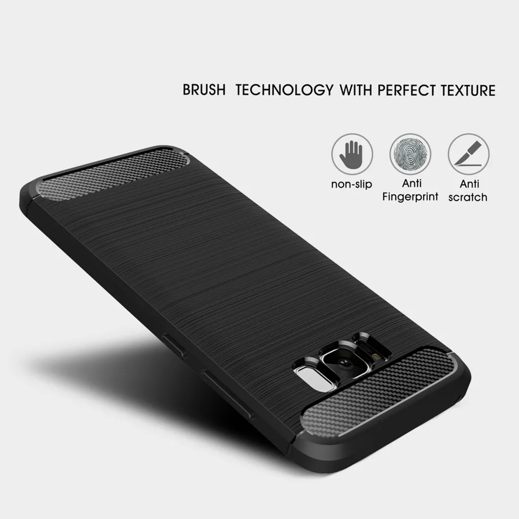 Custodia Protettiva Samsung S8 NALIA - Silicone Nero Premium Soft - 2