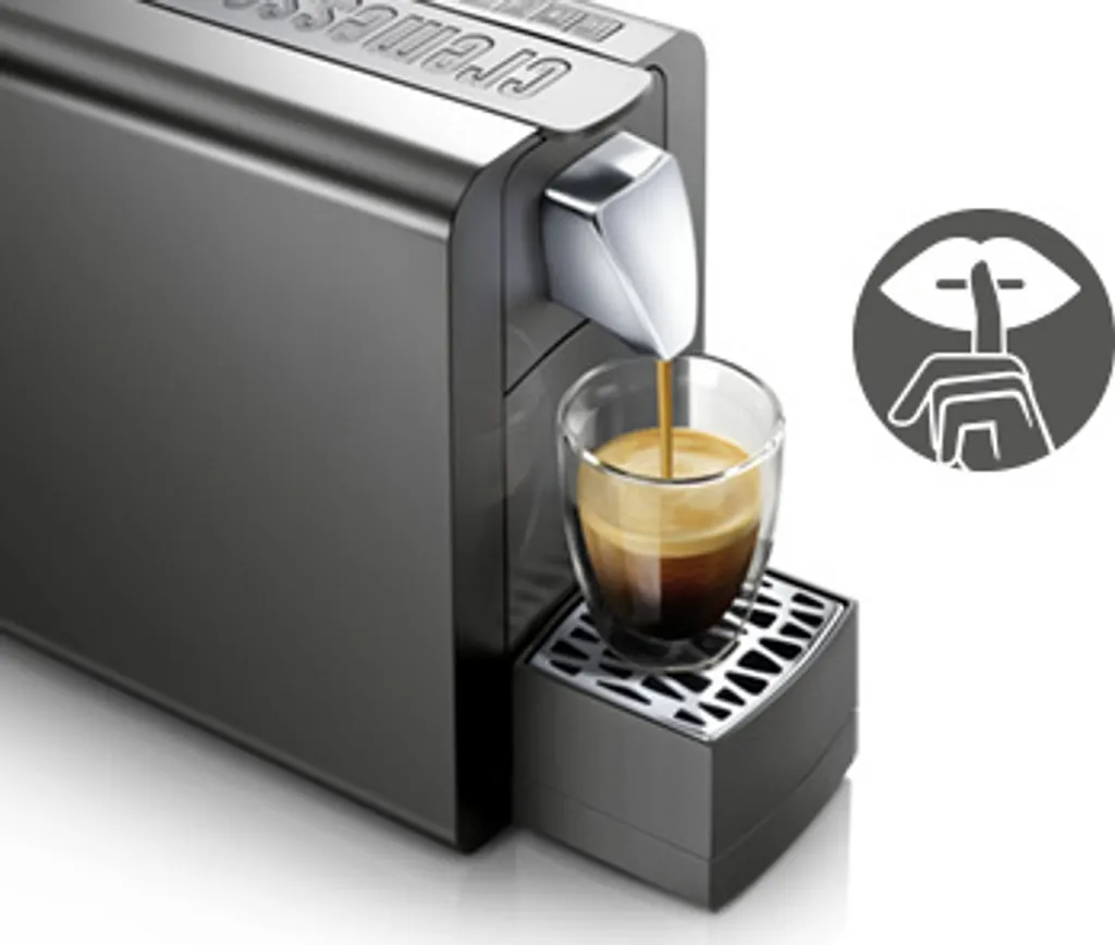 Cremesso Compact One II Shiny Silver Machine à capsules 19 bars argent