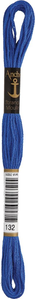 Anchor Sticktwist 4635000-00132 königsblau Stickgarn, 100 % Produktbild 