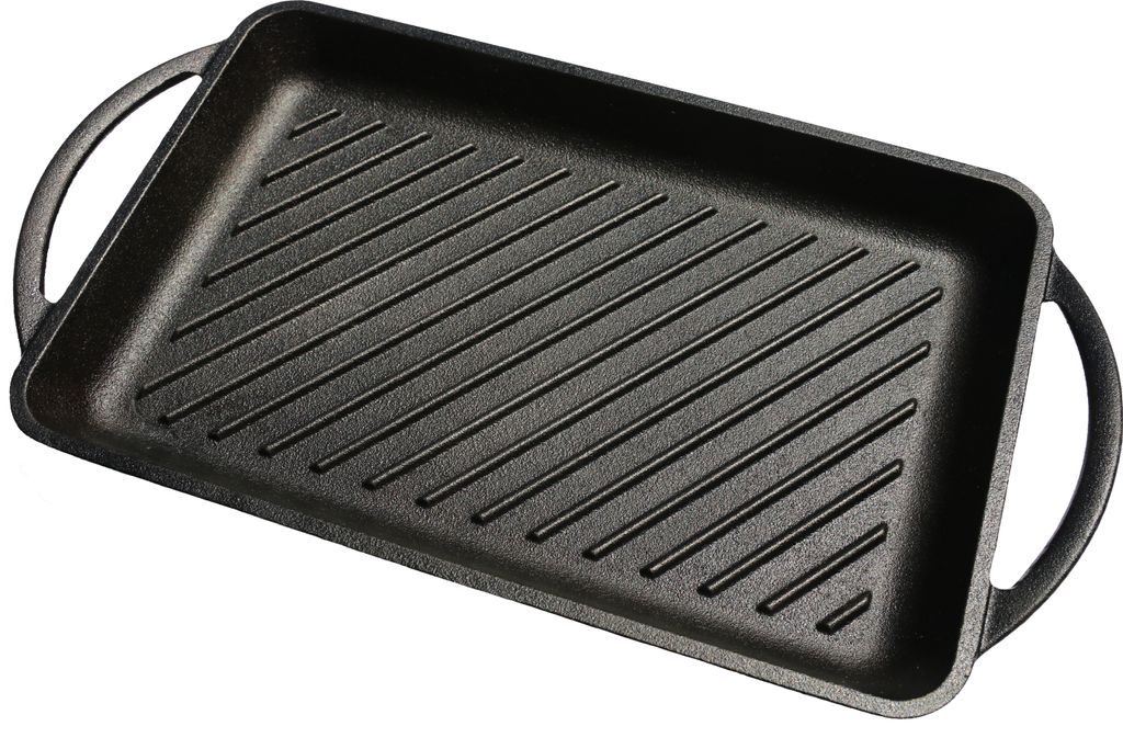 Kitchenbear - Grillplatte aus Gusseisen inkl. Silikonmatte Produktbild 