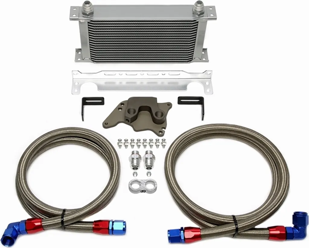 Kit radiateur d'huile 18 rangées AN10 alu pour MINI Cooper S R56