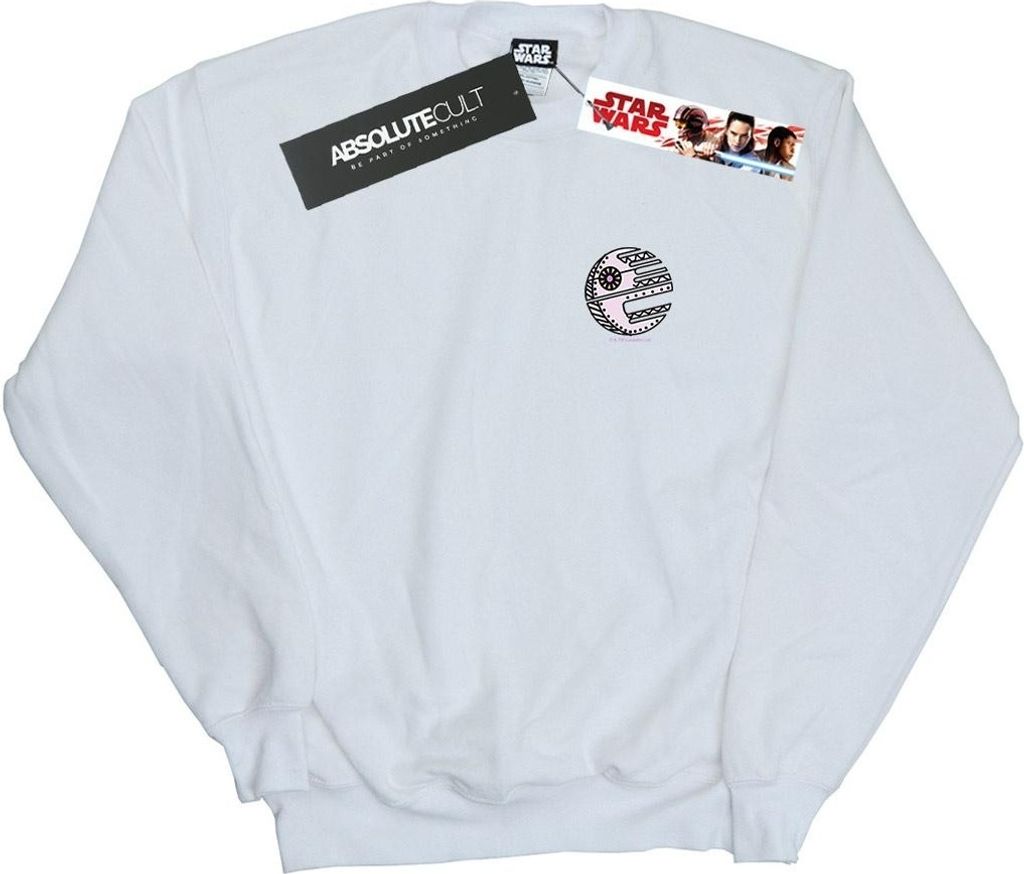 Star Wars - "Death Star" Sweatshirt für Herren BI49383 (3XL) (Weiß)
