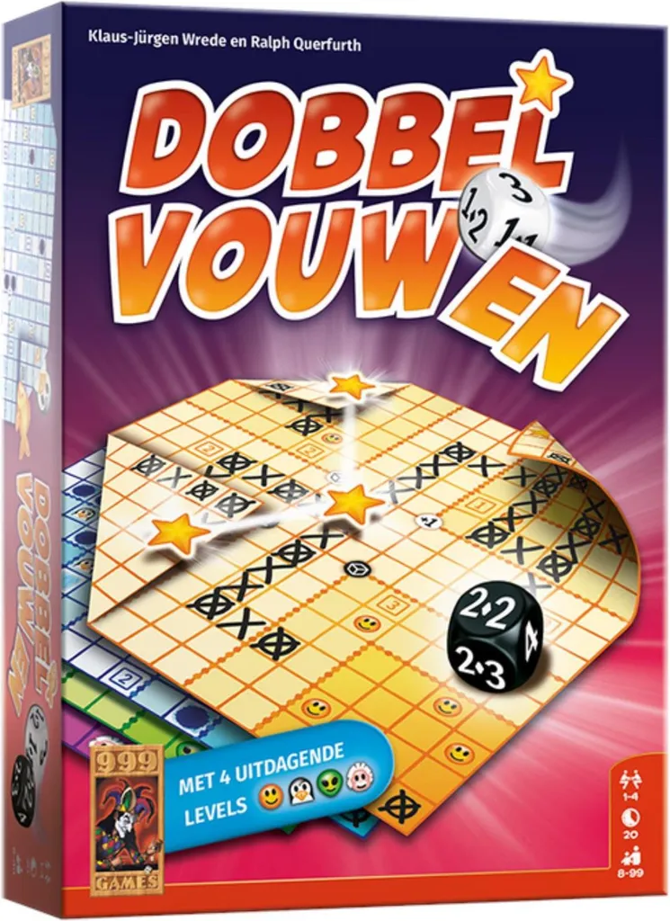 999Games Dobbel Jeu de Dés Pliant - Version Voyage Compacte Originale