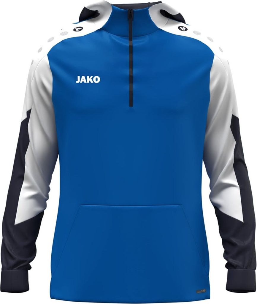 Jako Dynamic Polyester Hoodie Herren blau weiß marine Gr S