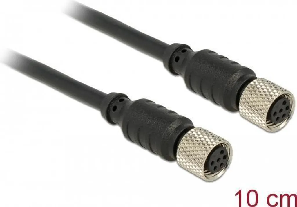 Delock M8 Câble d'Extension Capteur Actionneur 6 Broches Femelle 2m