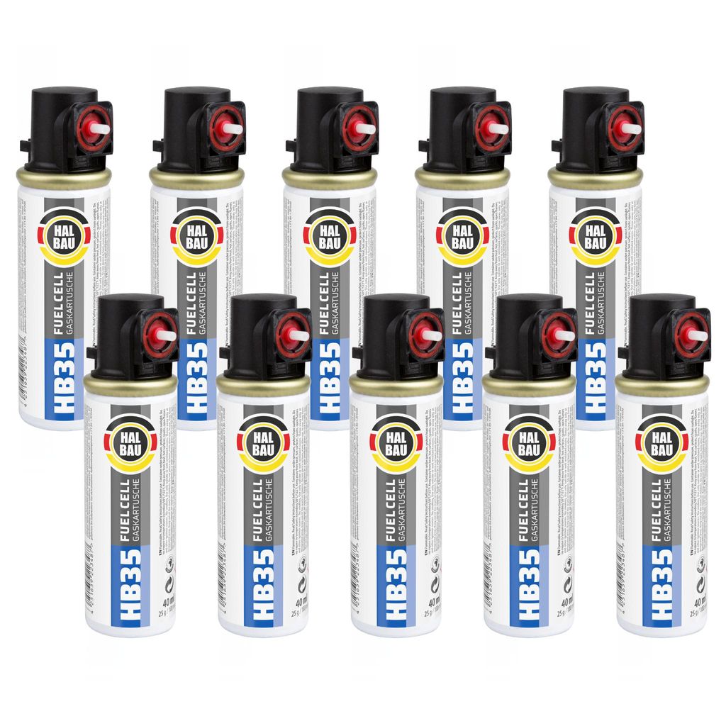 HALBAU Ersatzkartusche 100mm 40ml für Nagler 10 St. Kartusche HB35