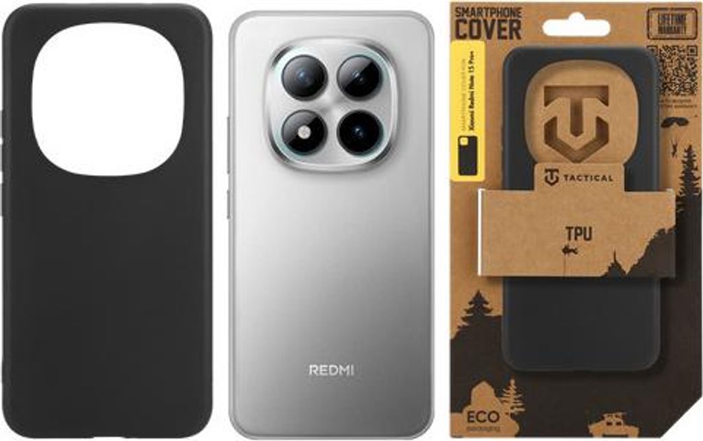 Tactical Back Cover TPU Redmi Note 15 Pro+ 5G black