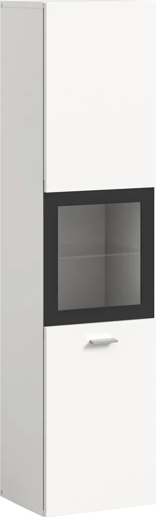 Armoire de salle de bain Boston blanche - Colonne de rangement 1 porte