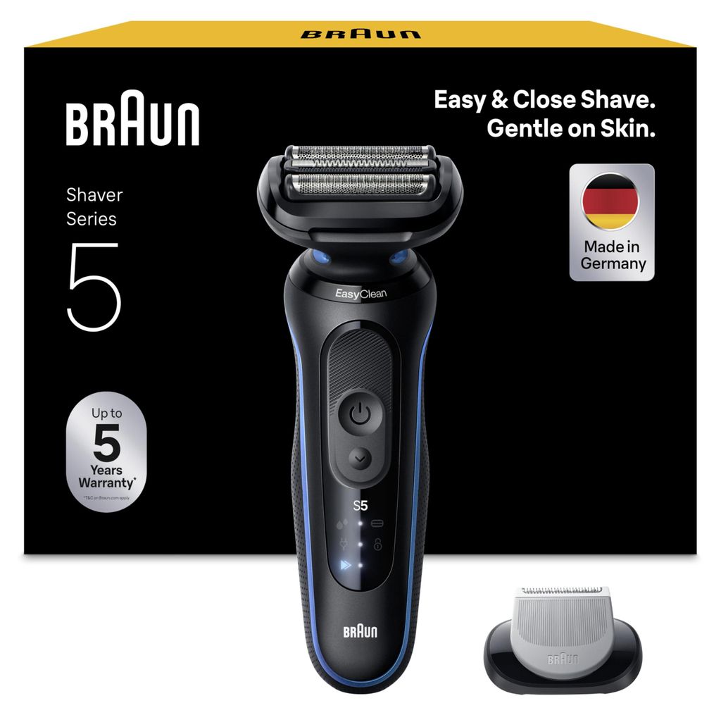 BRAUN Serie 5 52-B1600s rasoio elettrico + 1 accessorio, Immagine del prodotto 