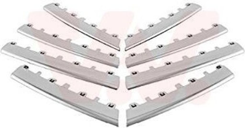 VAN WEZEL 5886513 - OE 1KM898653 Kühlergrill für Golf V (1K), Jetta III (1K2)