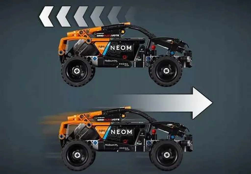 LEGO Technic 42166 McLaren Extreme E avec Moteur Pull-Back Puissant - 9