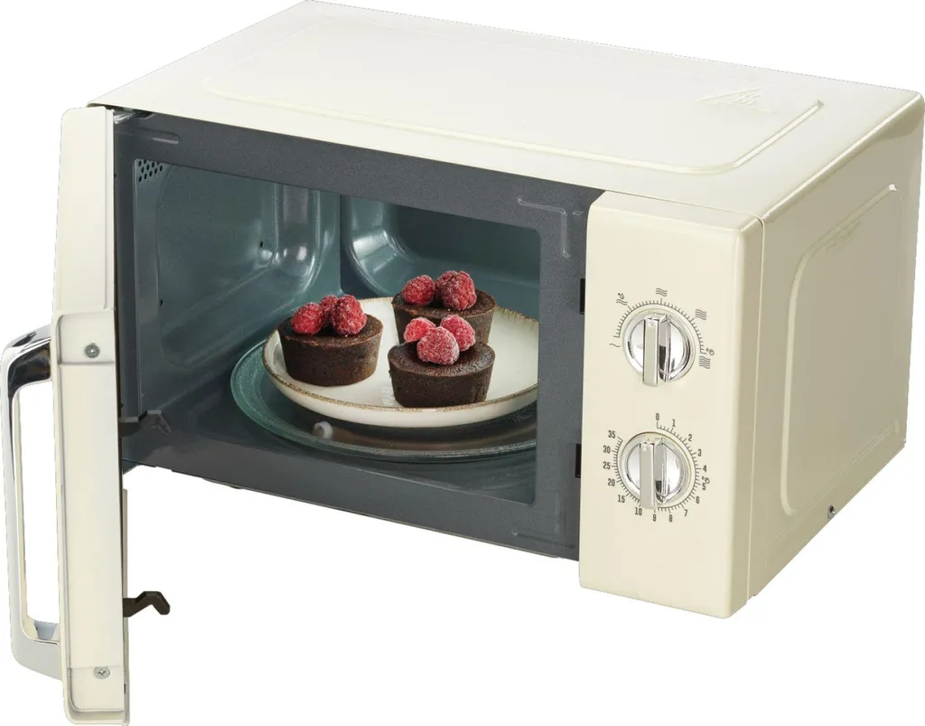 Micro-ondes rétro idéal pour réchauffer et décongeler rapidement 20L - 11