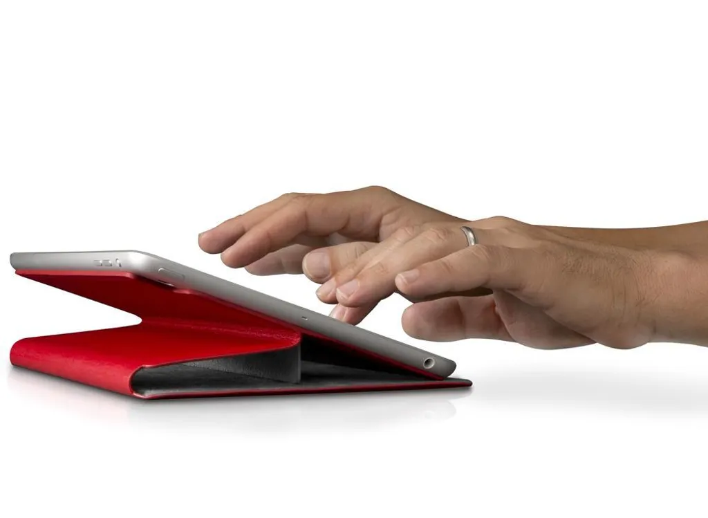 SurfacePad iPad Mini 4 Étui Ultra-fin en Cuir avec Support Rouge - 4