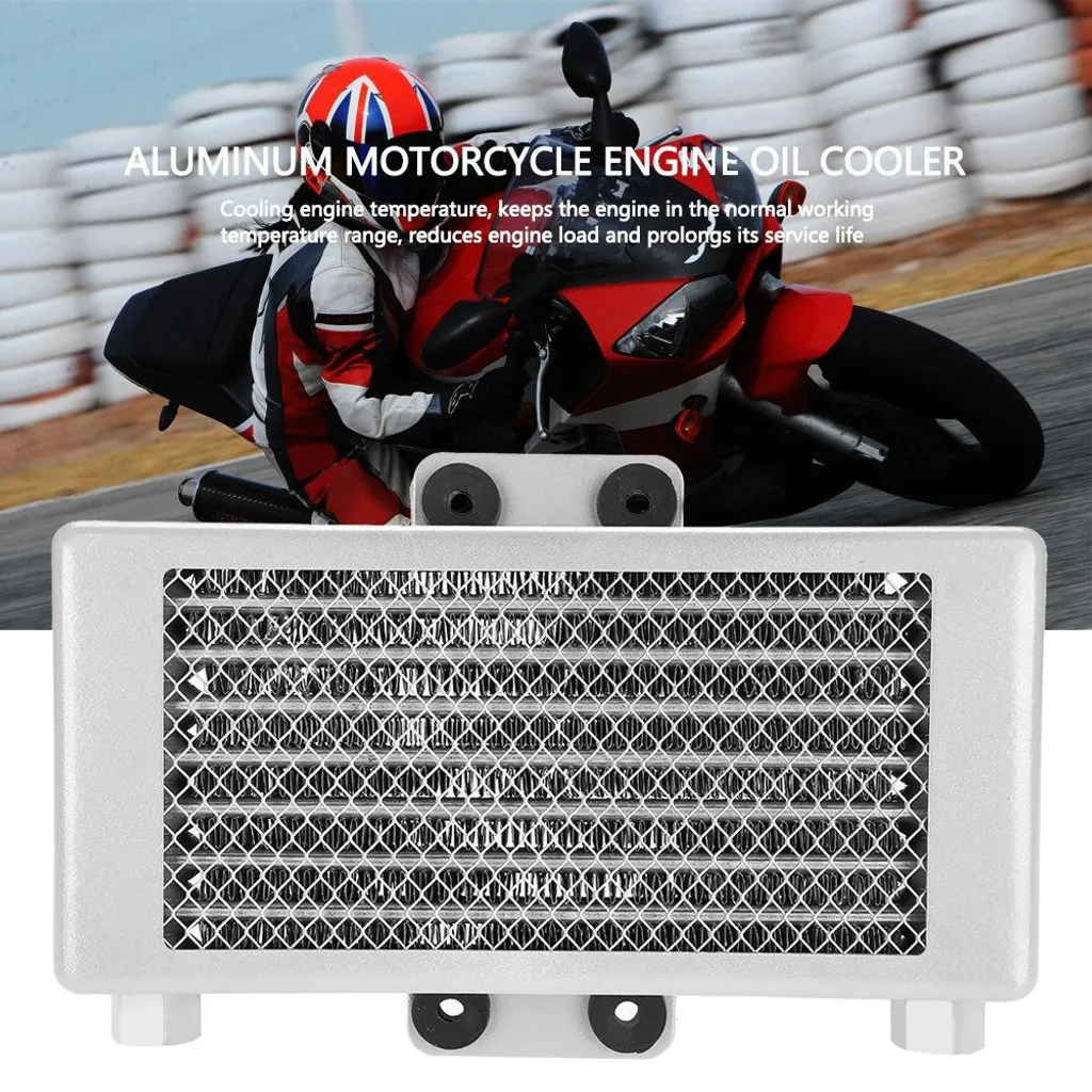 Évitez la surchauffe moto avec ce radiateur d'huile 125ml aluminium