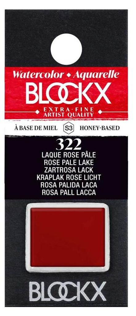 Aquarell Rosalack hell - 1/2 Napf