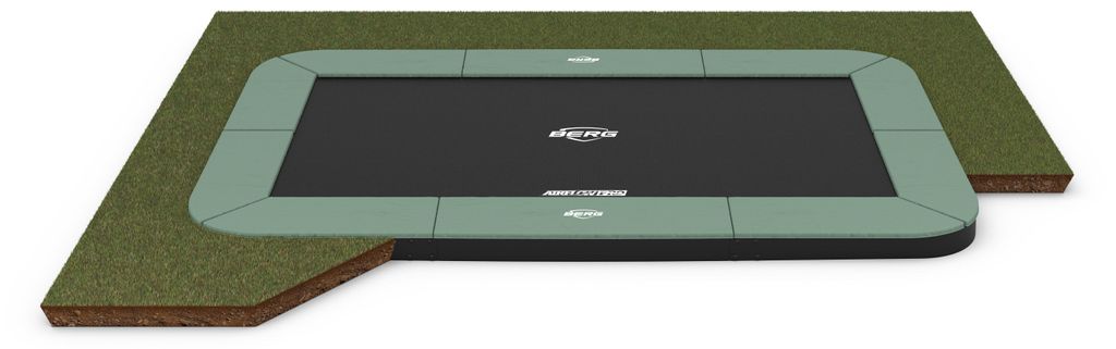 BERG Bodentrampolin Ultim Champion ECO FlatGround 410 410x250 cm Stahlrahmen