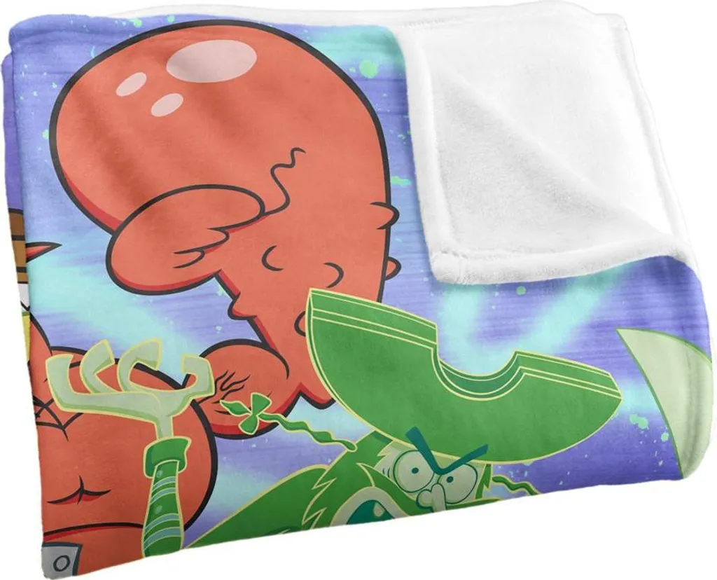 SpongeBob SquarePants Couverture Soyeux Supersoft TV24084 - Taille Unique - 3