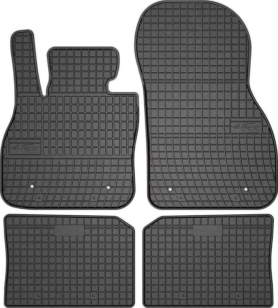 2010-2016 Mini Countryman dywaniki gumowe czarne 4 szt Zdjęcie produktu 